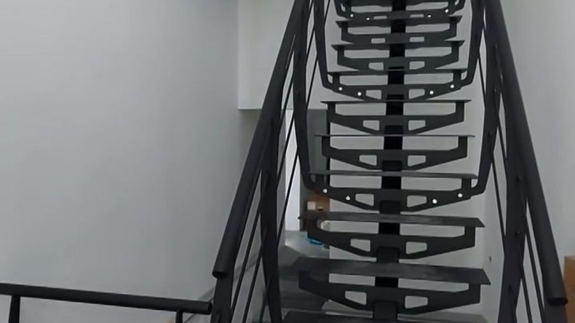 Escalier créé par Luc Martin
